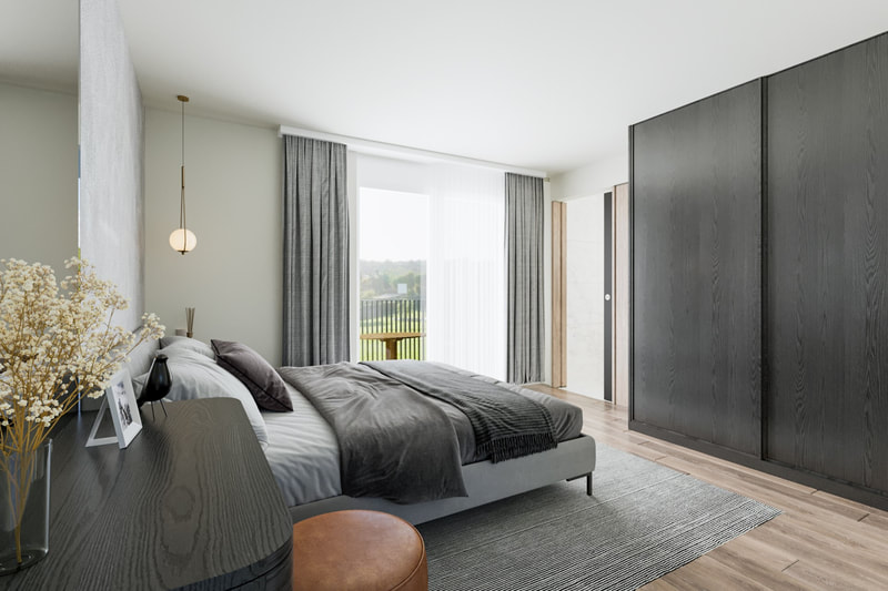 Badenerstrasse 250 Innenausbau 1-Zimmer Apartment mit Klappbett