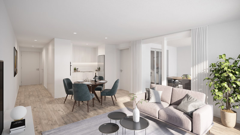 Neubau 32 Wohnungen in Geroldswil altersgerecht mit Fitnessräumen und Concierge