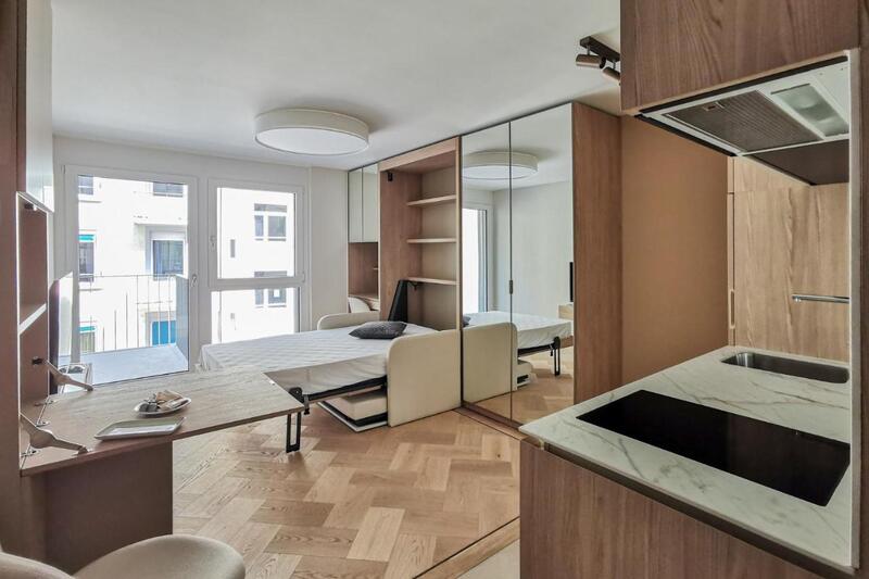 Badenerstrasse 250 Innenausbau 1-Zimmer Apartment
Wohnessbereich