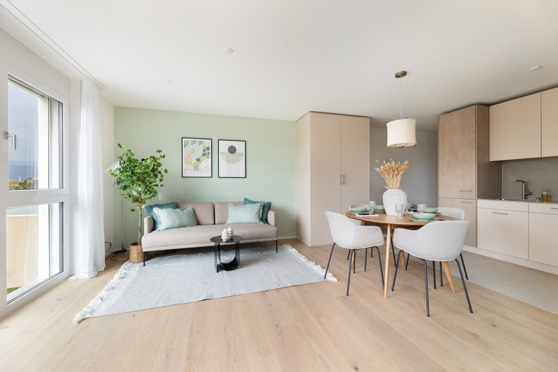 Neubau 32 Wohnungen in Geroldswil altersgerecht mit Fitnessräumen und Concierge